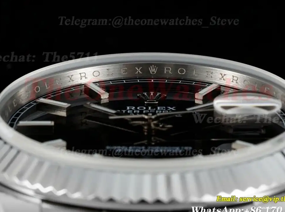228239 Weight) SS DayDate SS Stk VR3255 Black V4 40mm JDF (Gain 0427